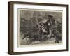 London Sketches, a Horse Down-James Macbeth-Framed Giclee Print