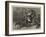 London Sketches, a Horse Down-James Macbeth-Framed Giclee Print