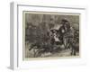 London Sketches, a Horse Down-James Macbeth-Framed Giclee Print