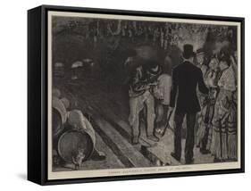 London Sketches, a Tasting Order at the Docks-William Small-Framed Stretched Canvas