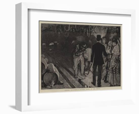 London Sketches, a Tasting Order at the Docks-William Small-Framed Giclee Print