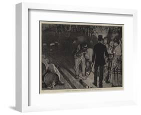 London Sketches, a Tasting Order at the Docks-William Small-Framed Giclee Print