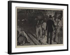 London Sketches, a Tasting Order at the Docks-William Small-Framed Giclee Print