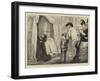 London Sketches, a Waxwork Exhibition-Marcus Stone-Framed Giclee Print