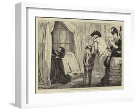 London Sketches, a Waxwork Exhibition-Marcus Stone-Framed Giclee Print