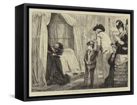 London Sketches, a Waxwork Exhibition-Marcus Stone-Framed Stretched Canvas