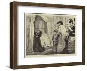 London Sketches, a Waxwork Exhibition-Marcus Stone-Framed Giclee Print