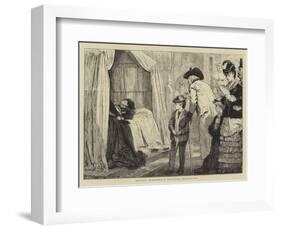 London Sketches, a Waxwork Exhibition-Marcus Stone-Framed Giclee Print