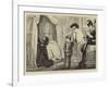 London Sketches, a Waxwork Exhibition-Marcus Stone-Framed Giclee Print