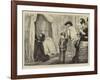 London Sketches, a Waxwork Exhibition-Marcus Stone-Framed Giclee Print