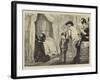 London Sketches, a Waxwork Exhibition-Marcus Stone-Framed Giclee Print