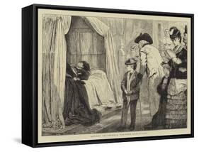 London Sketches, a Waxwork Exhibition-Marcus Stone-Framed Stretched Canvas