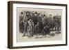 London Sketches, an Artist on Stone-Charles Green-Framed Giclee Print