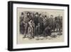 London Sketches, an Artist on Stone-Charles Green-Framed Giclee Print