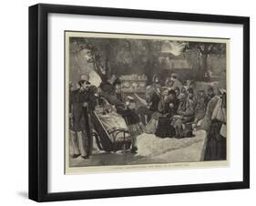 London Sketches, Curds and Whey in St James's Park-Sir James Dromgole Linton-Framed Giclee Print