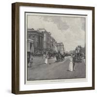 London Sketches, Hyde Park Corner-George L. Seymour-Framed Giclee Print