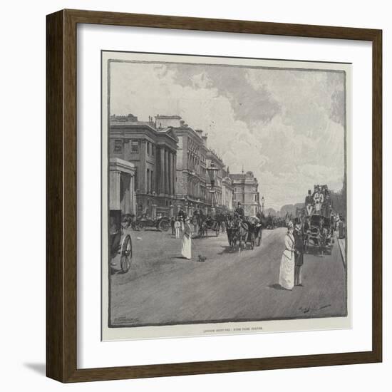 London Sketches, Hyde Park Corner-George L. Seymour-Framed Giclee Print