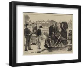 London Sketches, Miniature Yachting in Kensington Gardens-Robert Walker Macbeth-Framed Giclee Print