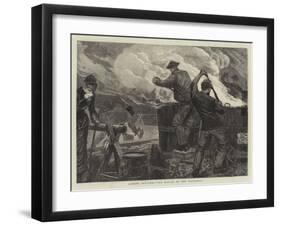 London Sketches, the Battle of the Pavements-Edward Frederick Brewtnall-Framed Giclee Print