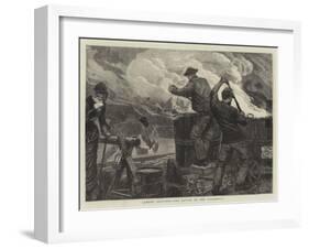 London Sketches, the Battle of the Pavements-Edward Frederick Brewtnall-Framed Giclee Print
