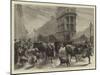London Sketches, the Cattle Nuisance-Godefroy Durand-Mounted Giclee Print