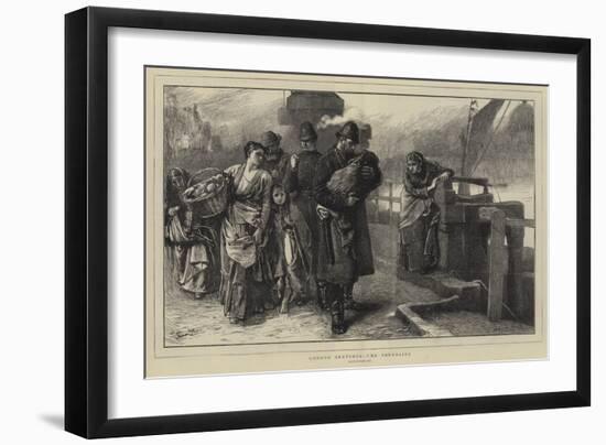 London Sketches, the Foundling-Frank Holl-Framed Giclee Print