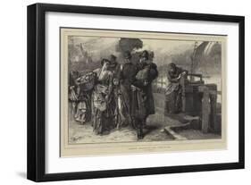 London Sketches, the Foundling-Frank Holl-Framed Giclee Print