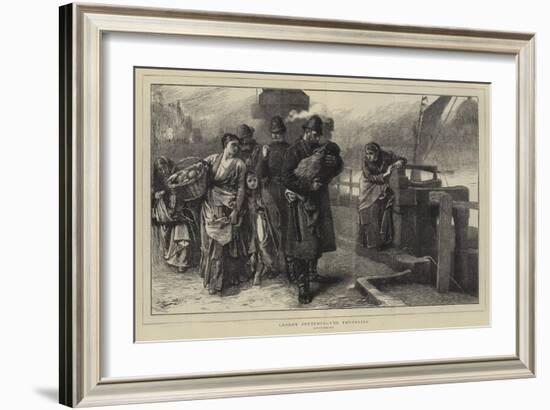 London Sketches, the Foundling-Frank Holl-Framed Giclee Print