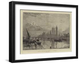 London Sketches, the Houses of Parliament-Myles Birket Foster-Framed Giclee Print