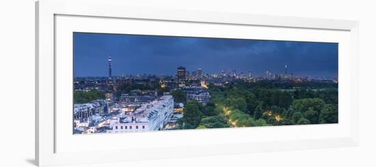 London Skyline Above Hyde Park, London, England, Uk-Jon Arnold-Framed Photographic Print