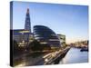 London Skyline at Dusk Including the Glc Building-Charlie Harding-Stretched Canvas