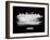 London Skyline Brush Stroke - White-NaxArt-Framed Art Print