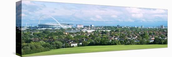 London Skyline Showing Wembley Stadium, London, England, United Kingdom, Europe-Graham Lawrence-Stretched Canvas