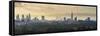 London Skyline with the Shard Above Hyde Park, London, England, Uk-Jon Arnold-Framed Stretched Canvas