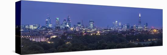 London Skyline with the Shard Above Hyde Park, London, England, Uk-Jon Arnold-Stretched Canvas