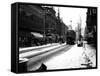 London Snow-null-Framed Stretched Canvas