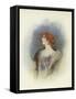 London Society Lady-Dudley Hardy-Framed Stretched Canvas