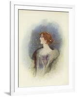 London Society Lady-Dudley Hardy-Framed Giclee Print