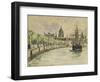 London, St.Paul's Cathedral, 1890-Camille Pissarro-Framed Giclee Print