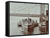 London Steamboat Service, River Thames, London, 1907-null-Framed Stretched Canvas