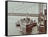 London Steamboat Service, River Thames, London, 1907-null-Framed Stretched Canvas
