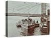 London Steamboat Service, River Thames, London, 1907-null-Stretched Canvas