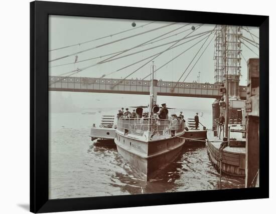 London Steamboat Service, River Thames, London, 1907-null-Framed Photographic Print