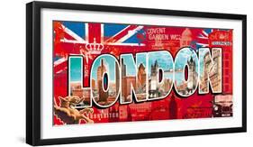 London Story-Tom Frazier-Framed Art Print