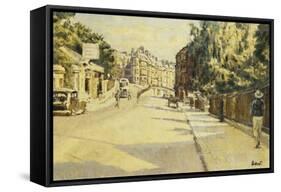 London Street, Bath, looking towards Walcot-Walter Richard Sickert-Framed Stretched Canvas