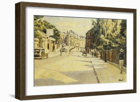 London Street, Bath, looking towards Walcot-Walter Richard Sickert-Framed Giclee Print