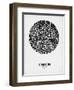 London Street Map Black on White-null-Framed Art Print