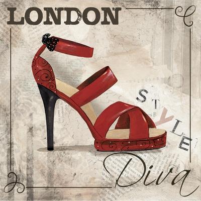 'London Style' Giclee Print Fiona StokesGilbert