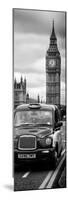 London Taxi and Big Ben - London - UK - England - United Kingdom - Europe - Door Poster-Philippe Hugonnard-Mounted Photographic Print