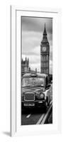 London Taxi and Big Ben - London - UK - England - United Kingdom - Europe - Door Poster-Philippe Hugonnard-Framed Photographic Print